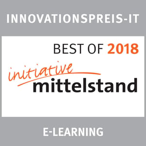 Innovationspreis IT für blink.it von der initiative Mittelstand im Bereich E-Learning