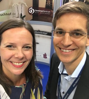 Sandra Baggeler und Konstantin Ristl auf der Zukunft Personal Europe 2018