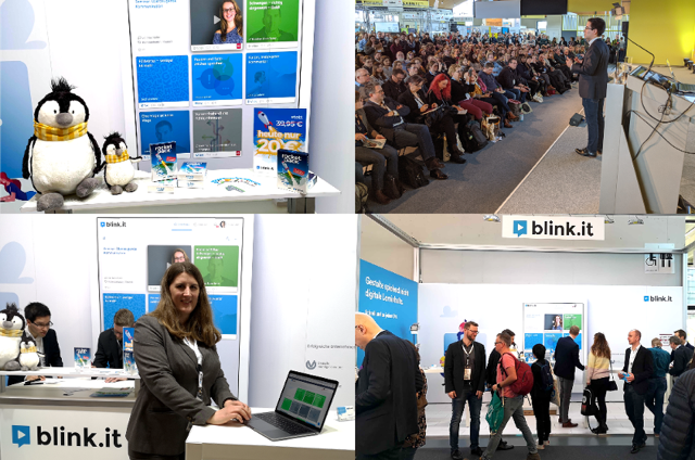 blink.it auf der LearnTec 2020: Pinguine, großer Andrang bei unserer Session, ein freundliches Lächeln und emsige Betriebsamkeit gehören einfach dazu