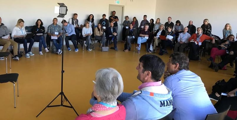 Großer Andrang und begeisterte Teilgeber bei Michaels studio@home-Session auf der CLC2018