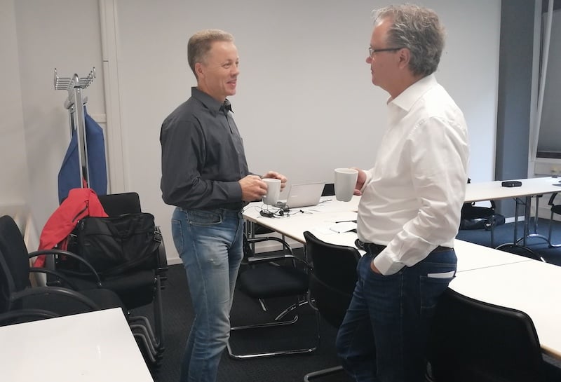 blink.it Rocketday: Martin Wagner. r: Dr. Jörg Wittenberg)