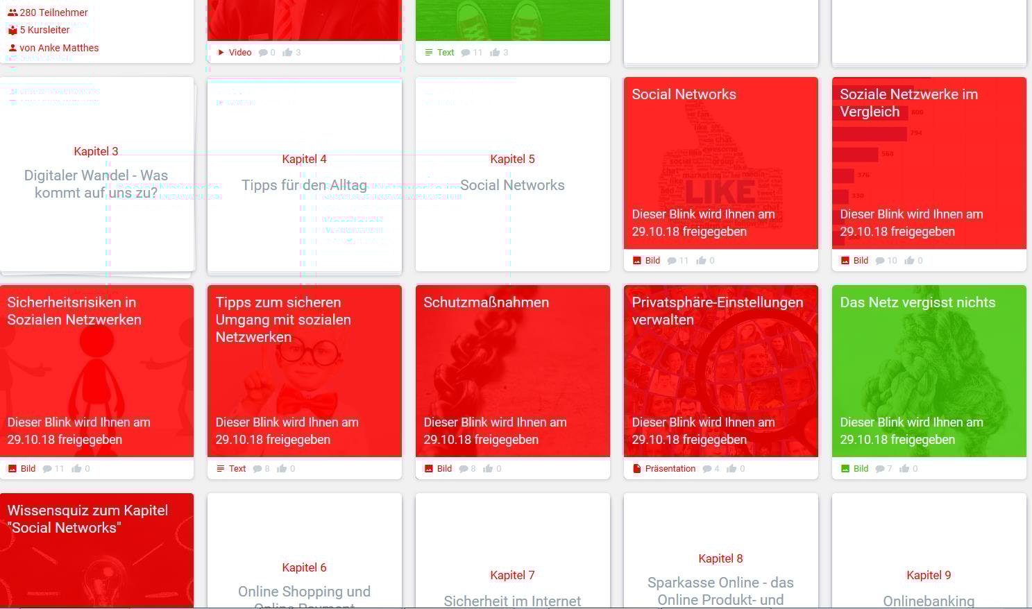 Screenshot von blink.it: So sieht der digitale Führerschein der NOSA aus