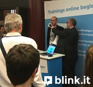 BDVT Camp 2019: Am Stand von blink.it