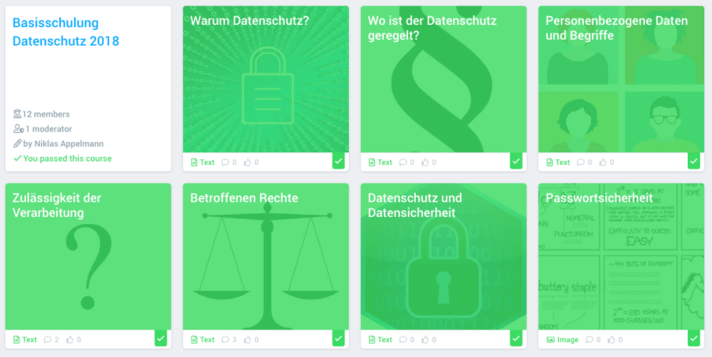 blink.it im Team nutzen: Wissenssammlung für alle Mitarbeiter am Beispiel "Datenschutz"