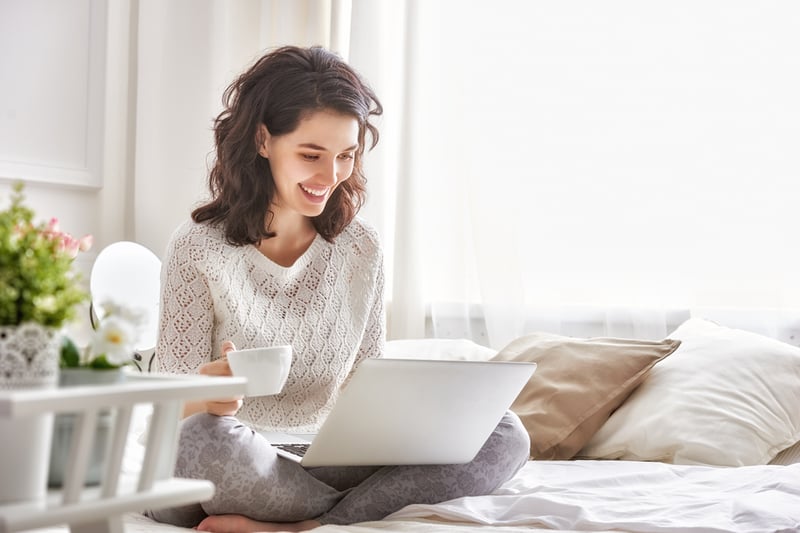 Blended Coaching ermöglicht es den Klienten, zuhause in entspannter Atmosphäre an den Coachingimpulsen zu arbeiten.