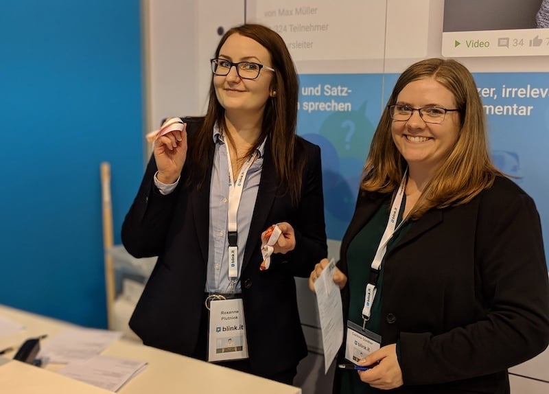 LEARNTEC 2019: Roxanne Plutniok und Corinna Günther
