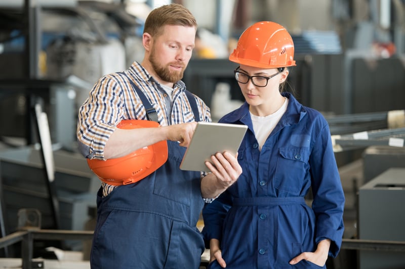 eLearning in Industrie und Produktion mit Tablets