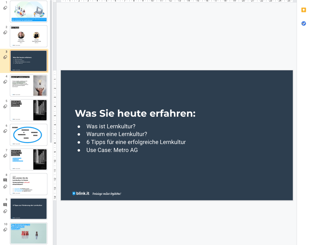 blink.it: So wandelst du Präsentationen in Online-Kurse um!