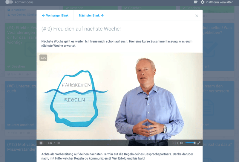 Blended Learning mit digitalen Medien: Beispiel Video