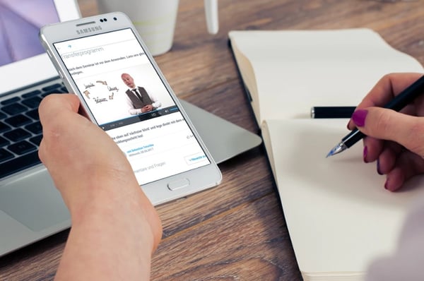Videos als Beispielmethode im Mobile Learning mit blink.it