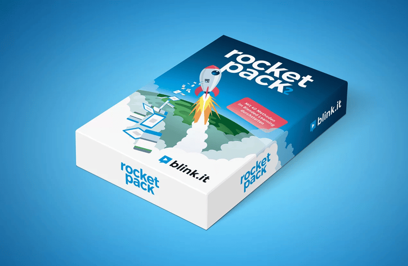 Das rocket pack ist ein Kartenspiel in kleiner Schachtel